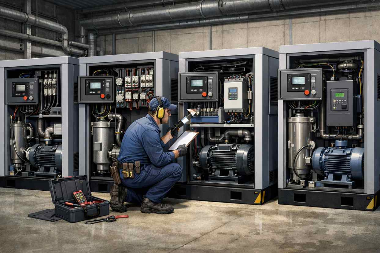 screw air compressor starting methods comparison content 1