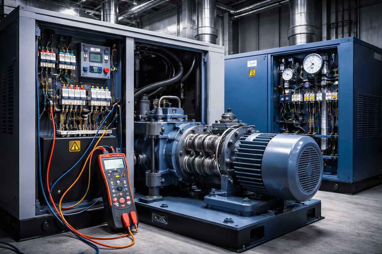 screw air compressor current fluctuation causes content 2