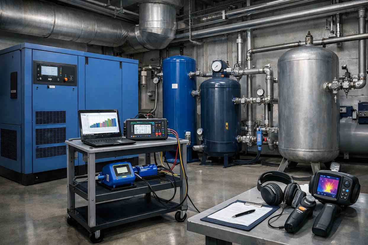 Air Compressor Energy Efficiency Testing
