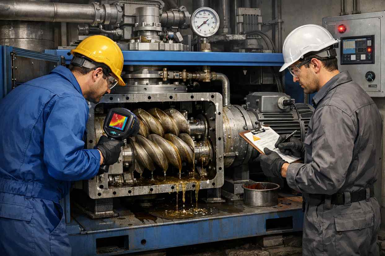 screw compressor low load risks content 1
