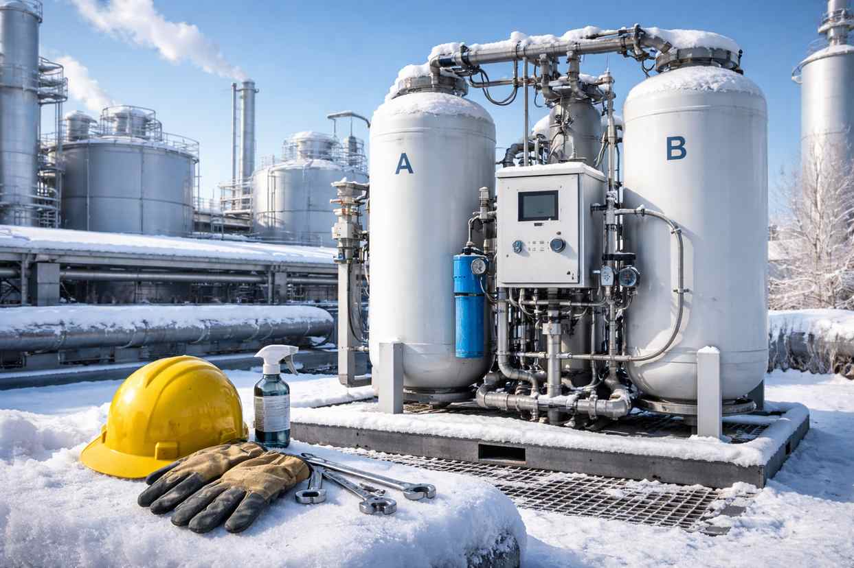 Winter Maintenance for Adsorption Air Dryers