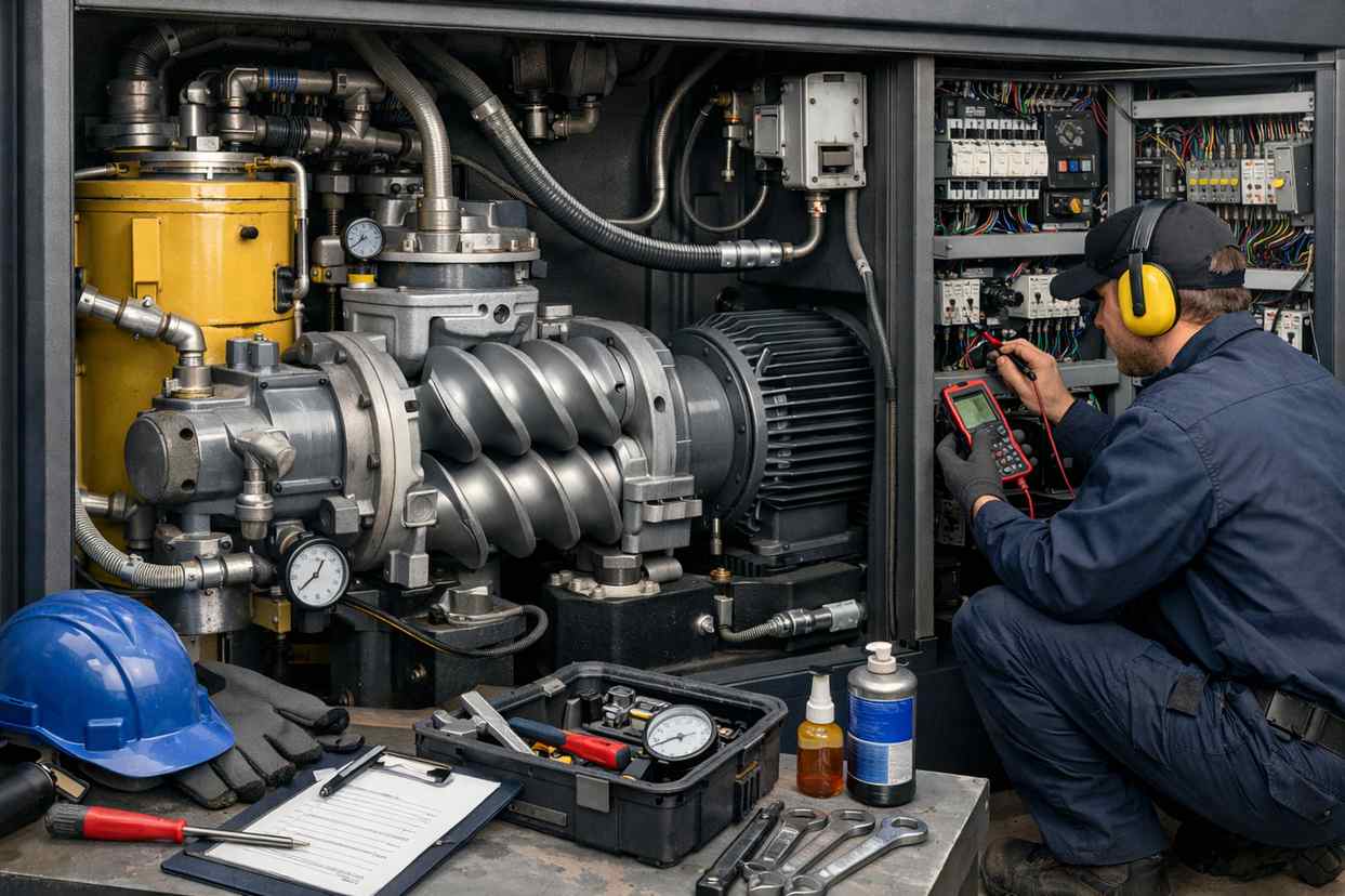screw compressor not loading fix content 1