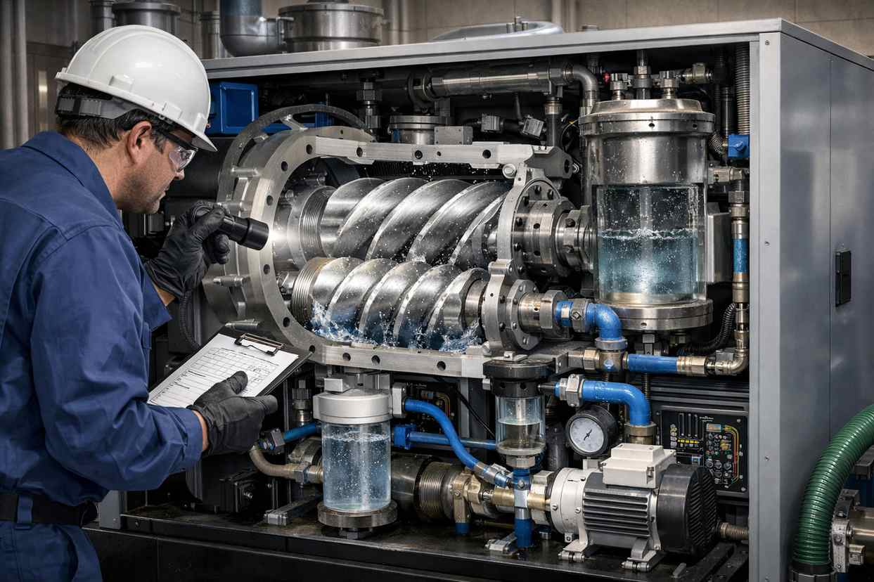 water lubricated screw compressor principles content 1