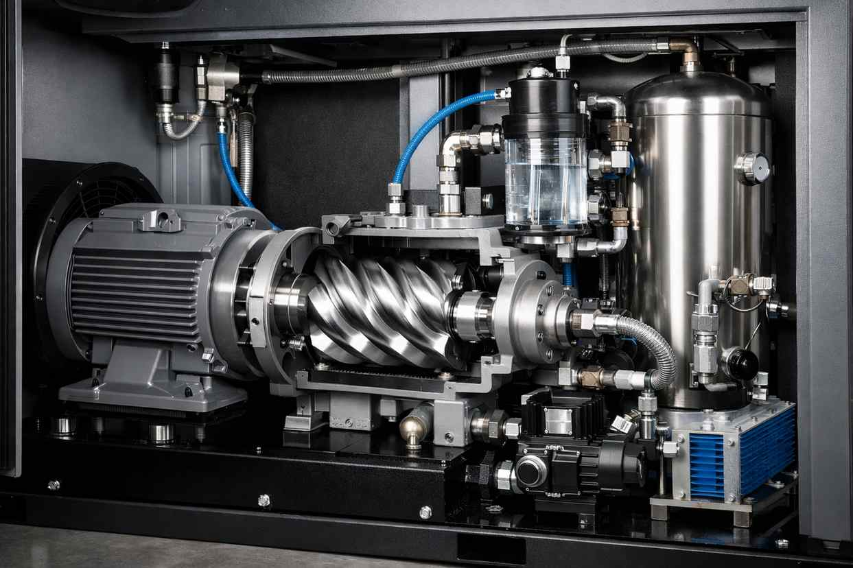 water lubricated screw compressor principles content 2
